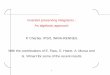 Invariant preserving integrators : An algebraic approach P ...cermics.enpc.fr/~stoltz/aci0205/chartier.pdf Invariant preserving integrators : An algebraic approach P. Chartier, IPSO,