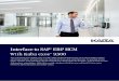 Interface to SAP ERP HCM With Kaba exos · Interface to SAP ® ERP HCM With Kaba exos ® 9300 The interface from Kaba exos to SAP® ERP HCM combines two core advantages: safety and