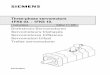 Three-phase servomotors - Siemens AG · Three-phase servomotors 1FK6 03. - 1FK6 10. Instructions Edition 11 / 2001 Drehstrom-Servomotoren Servomoteurs triphasés Servomotores trifásicos