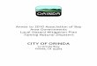 CITY OF ORINDA - ABAG Resilience Programresilience.abag.ca.gov/wp-content/documents/.../Orinda-Annex-2011.pdf · 1 2010 Local Hazard Mitigation Plan Annex May 12, 2011 City of Orinda