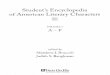 Student's Encyclopedia of American Literary Characters · Student's Encyclopedia of American Literary Characters VOLUME I A-F edited by Matthew J. Bruccoli Judith S. Baughman