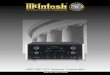 MHT100 A/V System Controller - Audio Classics · 24-BIT DSP PROCESSING. The MHT100 features one of the most powerful DSP engines avail-able to decode Dolby Digital ®, Pro Logic,