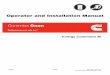 Operator and Installation Manual - cummins.com · Operator and Installation Manual Energy Command 30 English 12-2007 900−0541 (Issue 3) (Cummins PN 018-01049 Rev 1.6c) Page 1 