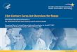 21st Century Cures Act Overview for States [PDF- 1.9 MB] · 21st Century Cures Act Overview for States SIM State Educational Session 1 An Overview of the 21st Century Cures Act for