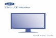 324 LCD Monitor - lacie.com · Consulte el Manual de Usuario para obtener instrucciones completas.?? ... PT Procedimento de instalação do monitor 1. Desligue o computador. 2. Retire