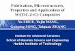 Fabrication, Microstructures, Properties and Applications ...· Fabrication, Microstructures, Properties