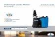 Drainage Clear Water D-CWP - HOME - Tallas · Drainage Clear Water D-CWP Compact Integrated Float Switch Plug & Play Designed in Italy Integrated Float Switch Low Suction 2-3 mm Narrow