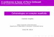 A conference in honor of Pierre Dolbeault - GeCo GeDi: home · A conference in honor of Pierre Dolbeault ... A. Weil, Introduction à l'etude des variétés ählériennesk , Hermann,