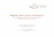 Agile Success Factors - Swiss Agile .which has generously funded the Agile Success Factors project
