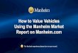 How to Value Vehicles Using the Manheim Market Report on ... · For the best experience please turn on your sound. How to Value Vehicles Using the Manheim Market Report on Manheim.com