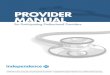 Provider Manual For Participating Professional Providersprovcomm.ibx.com/.../$FILE/Provider_Manual_FINAL_ibc_20180711.pdf · Independence Blue Cross offers products through its subsidiaries