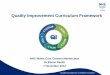 Quality Improvement Curriculum Framework - 1000 Lives Plus · What is the Scottish Quality Improvement Curriculum? Framework designed to support an integrated and ... Lead Board Quality