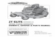 ZT ELITE MODELS ZERO-TURN MOWER OWNER’S, SERVICE & PARTS ... · ZERO-TURN MOWER OWNER’S, SERVICE & PARTS MANUAL For additional information, please see us at Bad Boy, Inc. 102