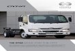 THE DYNA MADE FOR THE CITY - Hino Kuilsrivier Trucks · THE DYNA MADE FOR THE CITY GET AROUND THE CITY WITH EASE IN THE IDEAL CITY LOGISTICS VEHICLE, ... WB – Wheelbase 2 545 FOH