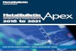 2016 to 2021 - Metal Bulletin · 2016 to 2021 Part of the Metal Bulletin ‘2016 Survival Kit‘series ... Apex also provides a weighted average of v o Ç [forecasts. The use of weightings