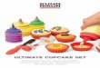 ULTIMATE CUPCAKE SET - Kuhn Rikon Onlineshop · Evenly ﬁ ll reusable Silicone Cupcake Liners ¾ full for perfect cupcakes. Use in standard mufﬁ n pan or place on cookie sheet