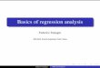 Basics of regression analysis - CAFEDfederico/etrix_allievi/OLS_properties.pdf · Basics of regression analysis Federico Tamagni IE/LEM, Scuola Superiore Sant’Anna ... We spend