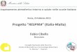 Progetto “RESPIRA (Italia-Malta) - CCM - Network · Progetto “RESPIRA” (Italia-Malta) Fabio Cibella Ricercatore Consiglio Nazionale delle Ricerche Istituto di Biomedicina e