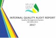 INTERNAL QUALITY AUDIT REPORT - sanjosewater.gov.phsanjosewater.gov.ph/wp-content/uploads/2017/12/Internal-Audit... · Regular audit in accordance with the Annual Audit Plan. ii