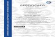 TUV - UNI EN ISO 14001 DAL 11.08.2017 AL 14.09.2018 · CERTIFICATO Nr 50 100 10562 - Rev.002 Si attesta che / This is to certify that ILSISTEMADIGESTIONEAMBIENTALEDI THEENVIRONMENTALMANAGEMENTSYSTEMOF