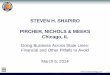 STEVEN H. SHAPIRO PIRCHER, NICHOLS & MEEKS Chicago, IL · 1 STEVEN H. SHAPIRO PIRCHER, NICHOLS & MEEKS Chicago, IL Doing Business Across State Lines: Financial and Other Pitfalls