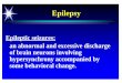 Epileptic seizures: an abnormal and excessive discharge of ... fileEpilambano, Epilambanein, Epilepsia Morbus Sacer, Morbus Lunaticus, Daemonicus Epilepsy 2. Famous persons with epilepsy: