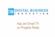 un Progetto Reale App per Smart TV - dbi.srl App per Smart TV.pdf · Funzione principale dell’App per Smart TV è la presentazione delle promozioni ... regole di automazione della