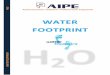 WATER FOOTPRINT - AIPE Associazione Italiana Polistirene ... · aipe – faq “water footprint” 2 indice 1. che cos’È la water footprint? 2. water footprint, perche’ parlarne?