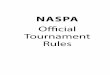 Official Tournament Rules - scrabbleplayers.org · NASPA Rules 2013-09 v Acknowledgments These updated September, 2013 rules were compiled, reviewed, and agreed upon by the North