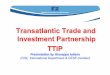 Transatlantic Trade and Investment Partnership TTIP - cisl.it · Transatlantic Trade and Investment Partnership TTIP Presentation by Giuseppe Iuliano (CISL’ International Department