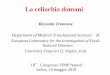 Riccardo Troncone - fimpnapoli.it FIMP 2018... · La celiachia domani Riccardo Troncone Department of Medical Translational Sciences & European Laboratory for the Investigation of
