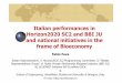 Italian performances in Horizon2020 SC2 and BBI JU and ...agricoltura.regione.emilia-romagna.it/approfondimenti/2018/tavolo... · + UNDER LEIT-ICT call • Agricultural cross-cutting