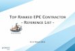 TOP RANKED EPC CONTRACTOR - REFERENCE LIST · 1 of 117 as of march 2015 top ranked epc contractor - reference list - plant division