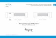 Manuale per l’Utente User’s Manual - bpt.it it-en 24807970 13-01-14.pdf · Mitho HA KNX: caratteristiche tecniche Mitho HA KNX è l’innovativo pannello multifunzione a colori
