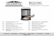 Beverage Dispenser - Nisbets manual cb742.pdf · Manual de instrucciones ... • A service agent/qualified technician should carry out installation and any ... Plaats een geschikte