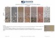 Standard Concrete Pigment Color & Finish Options · Natural Charcoal #920 Brown #238 Flagstone #242 Padre Brown #385 Terra Cotta #775 White NOTES: -On-screen and printed color and