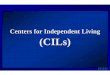 Centers for Independent Living (CILs) - Legislative Servicesdls.virginia.gov/GROUPS/Disability/meetings/082306/services.pdf · Centers for Independent Living must provide four core