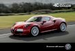 Alfa Romeo 4C Coupé · ALFA TCT 6 speed gearbox with a dry Twin Clutch Transmission system gives the Alfa Romeo 4C the instant power of a sequential shift with all the convenience