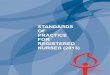 STANDARDS OF PRACTICE FOR REGISTERED NURSES … · This Standards of Practice for Registered Nurses document was developed with a Collaborative Working Group comprised of repre- 