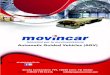 Automatic Guided Vehicles (AGV) - gruppomovincar.com Mayor AGV trattori.pdf · Connesso al gestionale dove è possibile configurare il veicolo dal web. Sistema di controllo di trazione