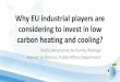 Why EU industrial players are considering to invest in low ...planheat.eu/.../uploads/2017/06/Prezentacja-Kamila-Waciega-Veolia.pdf · Why EU industrial players are considering to