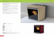 Edilkamin katalog maj 2012 - 4 kor - Forside brochure Flexa.pdf · Modern design pellet stove with large black, screen ... red and opaque white ceramic or with top in grey ceramic