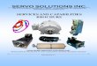 SERVO SOLUTIONS INC.servosolutionsinc.com/Servo-Solutions-Brochure-2.pdf · • One of a kind non magnetic fixture for electronic balancing of magnetic rotors ... • Yaskawa Encoder