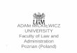 ADAM MICKIEWICZ UNIVERSITY Faculty of Law and ... - unitus.it · ADAM MICKIEWICZ UNIVERSITY Faculty of Law and Administration ) Poznan (Poland) ORGANIC PRODUCTS. LEGAL ASPECTS. I