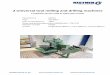 1 machine can be used as spare part carrier · 1 machine can be used as spare part carrier Manufacture MAHO Type MH 600 P Year of manufacture 1983 ... - in axes X and Z 1 – 750