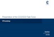 Presentation of the CCO/CDO Task Force · Setting the scene The CCO/CDO TF was established by EUROCONTROL in 2015 The Task Force delivered a set of Stakeholder agreed definitions,
