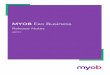 MYOB Exo Business - MYOB Exo | Horizon · Optionally, data can be migrated into the Exo Business system from another MYOB product. The configuration and migration processes are detailed