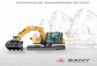 Hydraulic Excavator Sy75c - TDL · EaSy accESS Access and Egress made easy. Hydraulic Excavator Sy75c caBin p. 06 | 07 HigH tEcH Control at your fingertips. tHE PlacE to BE. Ergonomic