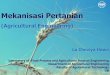 Discover Biological and Agricultural Engineeringblog.ub.ac.id/faraca/files/2014/01/MP-FP-1-Preambule.pdf•Praktikum: 20%. Keadaan Pertanian di Indonesia ... • Tanaman utk bahan