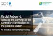 Rapid Rebound - FIGfig.net/resources/proceedings/2016/2016_05_3rdYS/donnelly.pdf · Rapid Rebound: Applying the learnings of the Canterbury Earthquakes to ... EKPD ETCF ETKM EMNJ